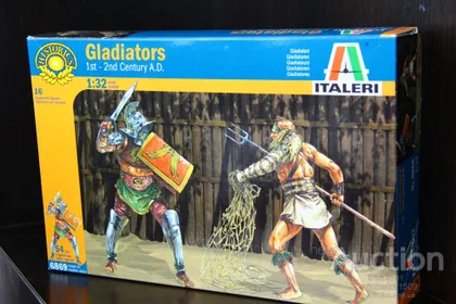 фото, гладиаторы ITALERI 54мм ПОЛНЫЙ НАБОР
