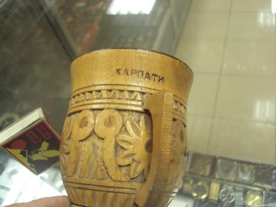кружка чашка дерево резьба карпаты №7004 Недорого