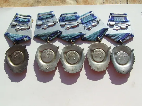 Разновидность ордена по годам ТКЗ-5 шт №492653.616839.790561.889199 и 1029159. Характеристики