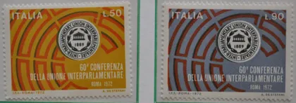 фото, Италия Межпарламентская конференция 1972 MNH