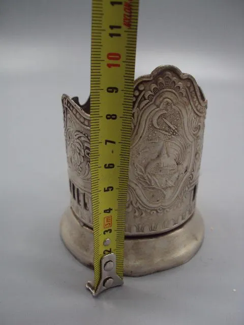 Купити Подстаканник ракета космос Кремль листья узор мнц ссср высотра 9,8 см, диаметр 6,8-6,9 см №3375