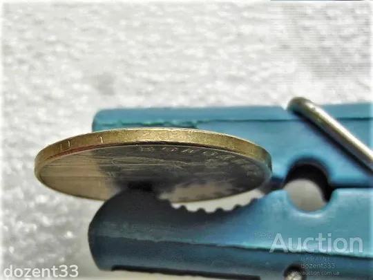 1 гривня 2012 рік Україна &quot; Не прочекан гурта, частково відсутній  гуртовий напис &quot; (894+) Продаж