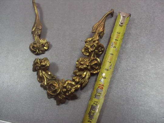 фурнитура запчасть к лампе, подсвечнику цветы бронза №3192 Продаж