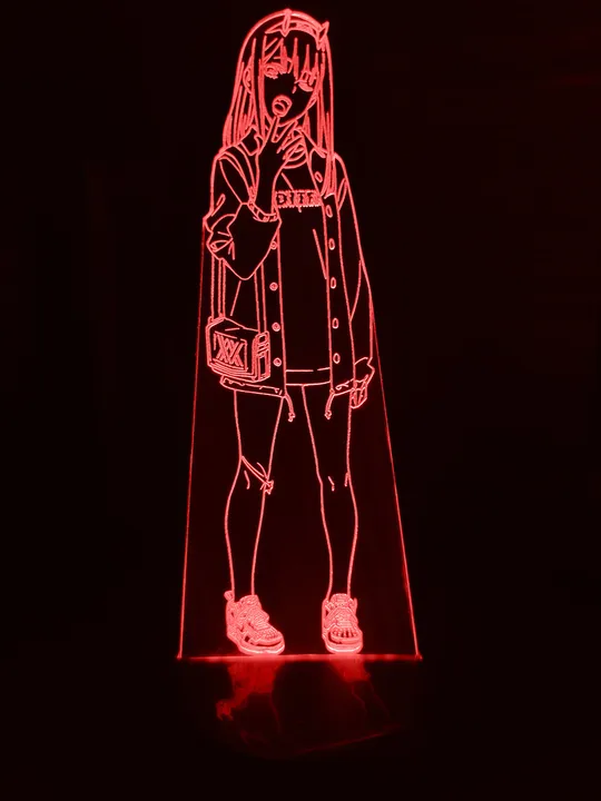 Акриловий світильник-нічник Зеро Ту 3 червоний tty-n000823 Ціна