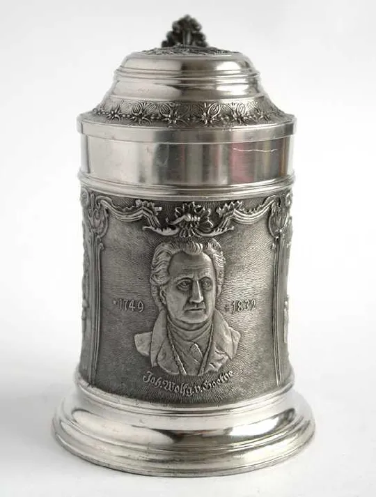 Олов'яний кухоль Гете 700 мл, Zinn95% Vogel Germany З аукціону