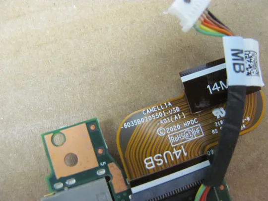 824-29 плата USB AUDIO 6035B0205501 6035B0205401 6050A3147301 6050A3136301  для HP EliteBook  840 845 G7  оригінал Продаж