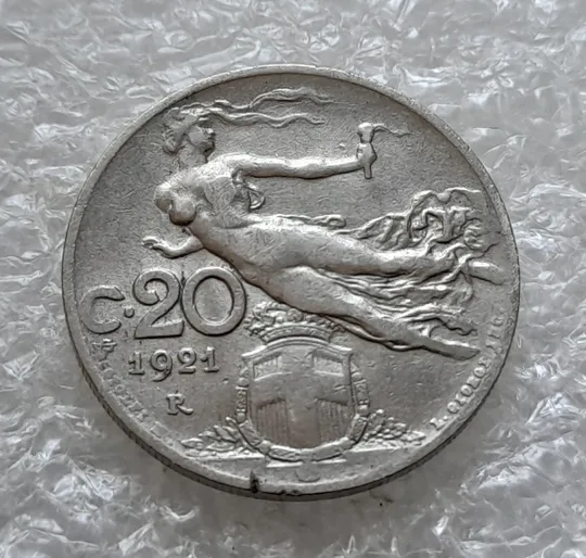 (987) 20 чентезимо 1921 Італія Ціна