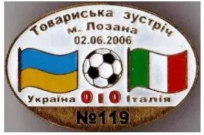 фото, футбол Серия "Все матчи сборной Украины" матч №119 УКРАИНА - ИТАЛИЯ тм 2006