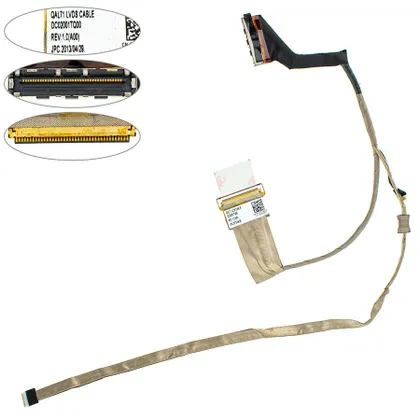 фото, Шлейф матриці для ноутбука Dell (Latitude: E6430s QAL 71) LED (DC02001TQ00)