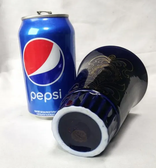 Стакан (чашка) советский кобальтовый с позолотой фарфор Бронница Інтернет-аукціон