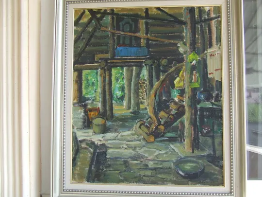 Закарпатская школа  Черепаня. В   раз.  90х90 см.     также много другого. Торговий майданчик