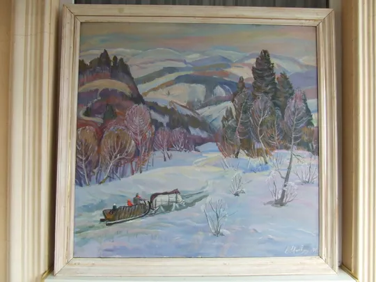 Закарпатская школа  Цбере.. В   раз.  80х70 см.     также много другого. З аукціону