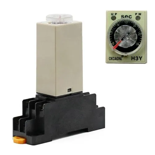 Реле времени, таймер H3Y-2, 0-30с 220В 5А на DIN-рейку Ціна