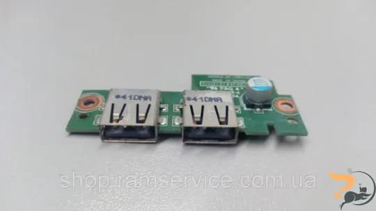 Додаткова плата, USB роз'єм, для ноутбука HP Pavilion TouchSmart 15, 15-d05eo, 010194f00-491, б/в Ціна