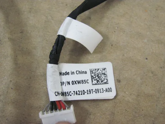 номер0285-31 роз&#039;єм живлення Роз&#039;єм зарядки Гніздо живлення Штекера живлення Зарядний порт Роз&#039;єм адаптера живлення power connector  0XW85C 350712F00-600-G для DELL LATITUDE E5420 оригінал Продаж