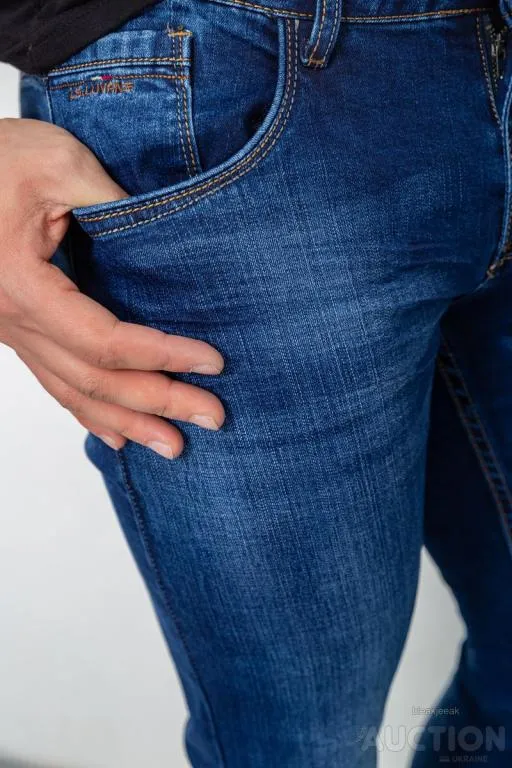 Джинсы мужские, цвет синий, 243R4002 Де купити