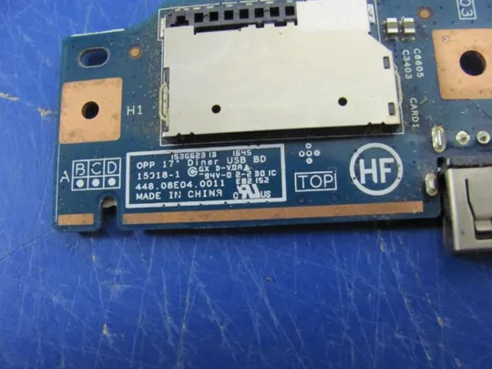 №220-10 плата USB/CardReader 448.08E04.0011 для HP Pavilion 17-X 17-Y оригінал Де купити