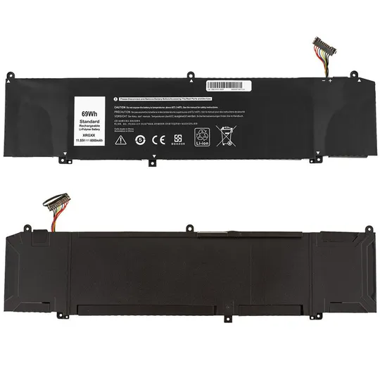 Батарея для ноутбука DELL XRGXX (Alienware M15, M17 series) 11.55V 6000mAh 69Wh Black Ціна