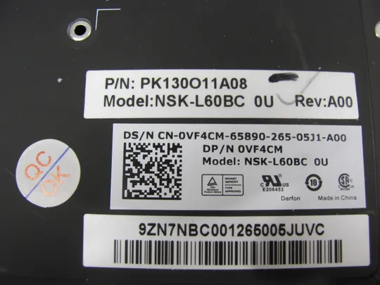 699-40 клавіатура робоча з підсвіткою 0VF4CM PK130O11A08 для  DELL XPS14 XPS 14 L421X оригінал Продаж