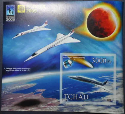 фото, Чад Космос Конкорд Затмение Европа 2009