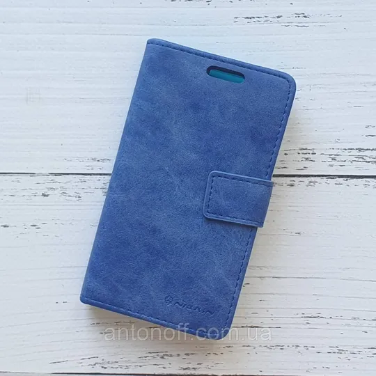 Купити Книжка універсальна Nillkin Slider / слайдер 4.5&quot;-4.8&quot; (13.7×7.2см) для телефона Blue