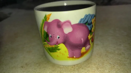 Купити Чашка дитяча горнятко порцеляна Слон Мавпа Хлопчик Довбиш Вживане