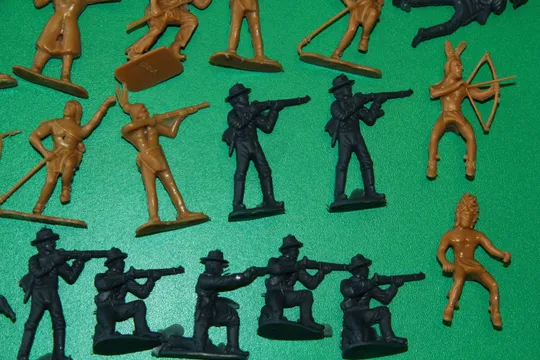 індіанці та кавалеристи США  AMERICANA  54мм  НАБІР Інтернет-аукціон