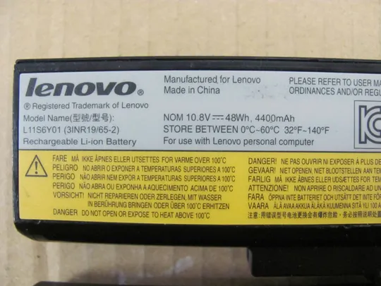 Оригінал АКБ, Акумуляторна батарея, живлення L11L6Y01 L11N6Y01 L11S6Y01 L11M6Y01 L11P6R01 10.8V для Lenovo G480 G485 G580 G585 G400 G500 Y480 Y480N Y480P Y485N Y485P Y580 Y580N Y580P Z380 Z480 Z580 Z585 Z485 З аукціону