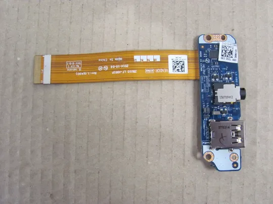 Купити номер0356-21 плата USB AUDIO ZBU10 LF-A961P 0KCXKT  кнопка вкл  для Dell Latitude P40G  E7450 7450 оригінал