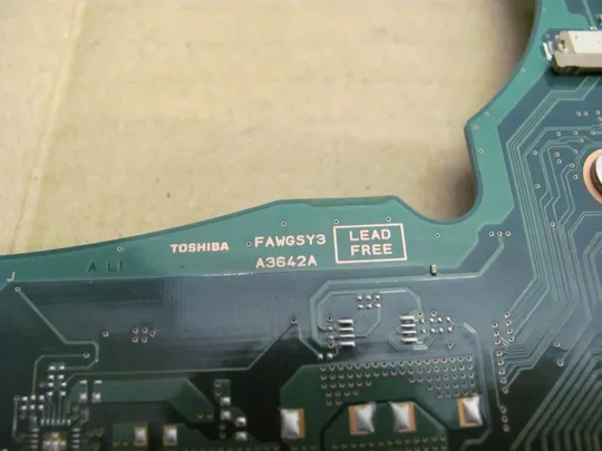 номер0192-15 материнська плата,Mainboard,Материнка,Основна плата,Системна плата,Плата системи,Laptop motherboard,мамка, ноутбучна плата FAWGSY3 A3642A для Toshiba Tecra A50-A A50 оригінал З аукціону