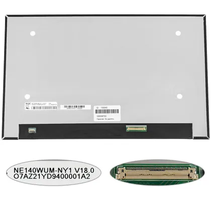 фото, Матриця 14.0" NE140WUM-NY1 (1920 * 1200, 40pin (eDP, 165Hz, 400cd/m2, колір 99% sRGB), LED, SLIM (без доп. панелі), матова, роз'єм