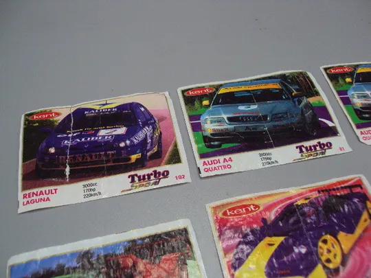 Вкладыши Turbo Sport Kent 51, 73, 81, 102, 110, 127, 135, 203, prototype 454 лот 10 шт №17935мя Інтернет-аукціон