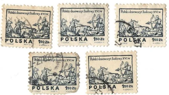 1974 рік. Стандартний випуск. Польща [АА] Ціна