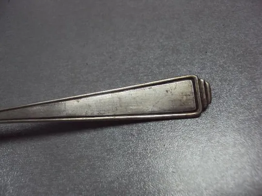 Вилка десертная 15 см клеймо WILLNER patent 90 посеребрение №10163 Продаж