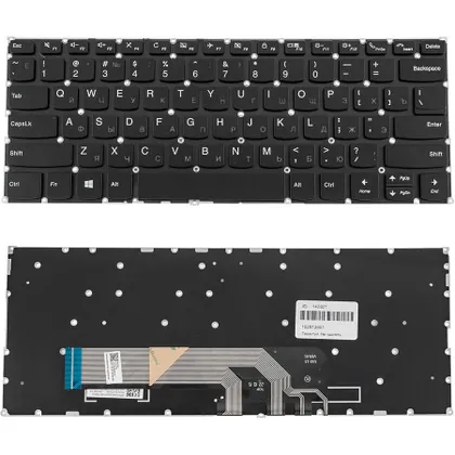 фото, Клавиатура для ноутбука LENOVO (Yoga 530-14ARR, 530-14IK ) rus, black, без фрейму