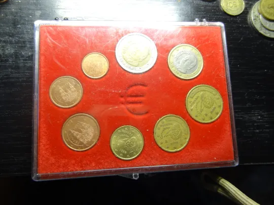 Купити Комплект євромонет Іспанії 1999 (Король Хуан Карлос I) повний комплект