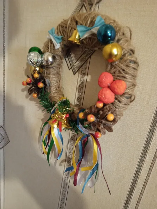 Купити Вінок новорічний ручної роботи