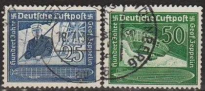 фото, 1938 - Рейх - 100 років Цеппеліна Мі.669-70 _4.0 €