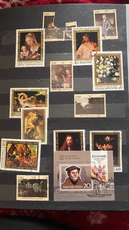 Альбом з марками Характеристики