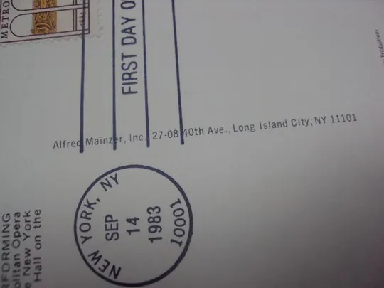 открытка  линкольн центр сша 1983 №917 Де купити