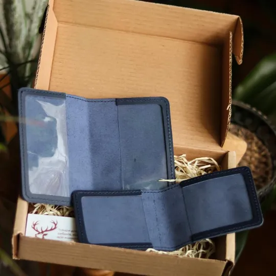 Купити Подарунковий набір "Обкладинка на паспорт та посвідчення Адвоката",чорні з посрібленням.