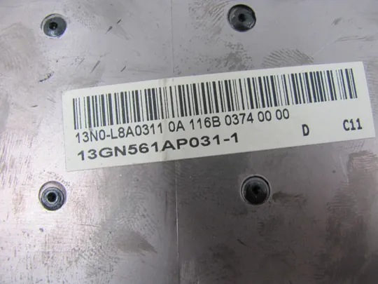 номер0105-1 Кришка панель палмрест та тачпад 13GN561AP031-1  для ASUS G74S G74 G74SX оригінал Торговий майданчик