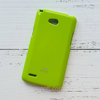 фото, Чохол LG L80 D380 для телефона силіконовий Green