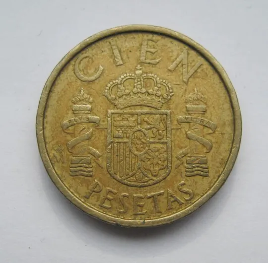 100 песет = 1988 р. = ІСПАНІЯ - ИСПАНИЯ == Ціна