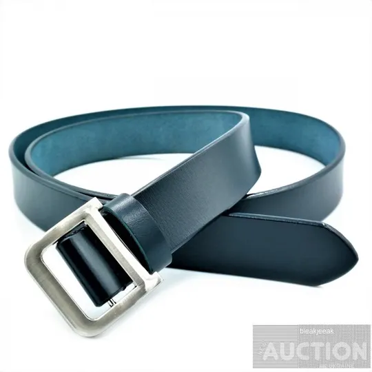 Жіночий шкіряний ремінь темно-синій Ціна