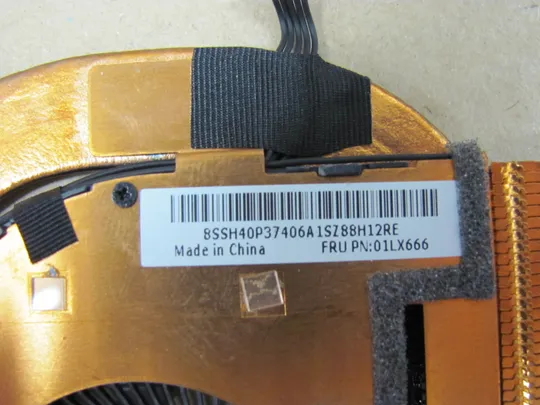 627-13  система охолодження AT16P004VV0 01LX666  для Lenovo ThinkPad X280 A285 оригінал Де купити