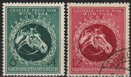 фото, 1944 - Рейх - Турнір у Відні Mi.900-901 _2.80 € _гаш