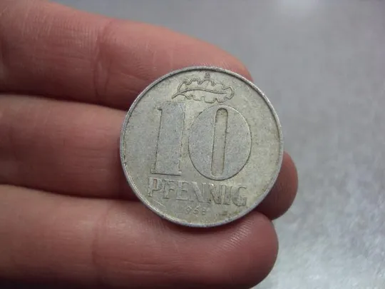 Купити монета германия 10 пфеннигов 1968 №9094