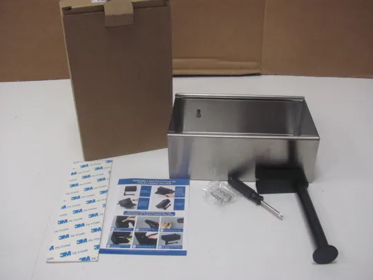 Полиця-ящик металева з кріпленням для ванної кімнати (19) На торгах