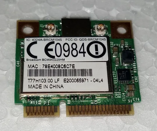 WIFI адаптер з ноутбука ACER TravelMate 8572 8572T BCM943225HM Інтернет-аукціон